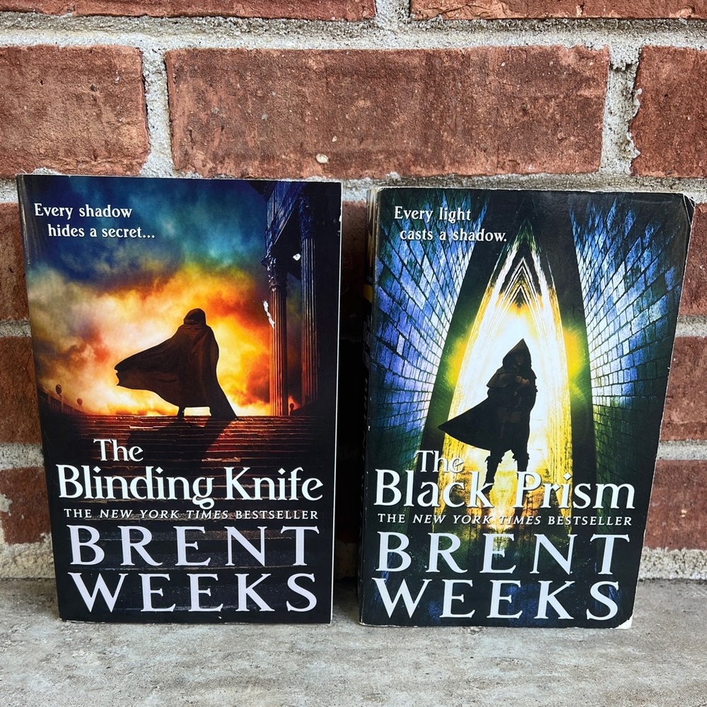 "The Black Prism" and "The Blinding Knife" by Brent Weeks